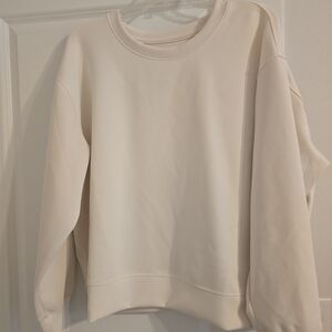 a new day Women's Off-White Crew Neck Sweater